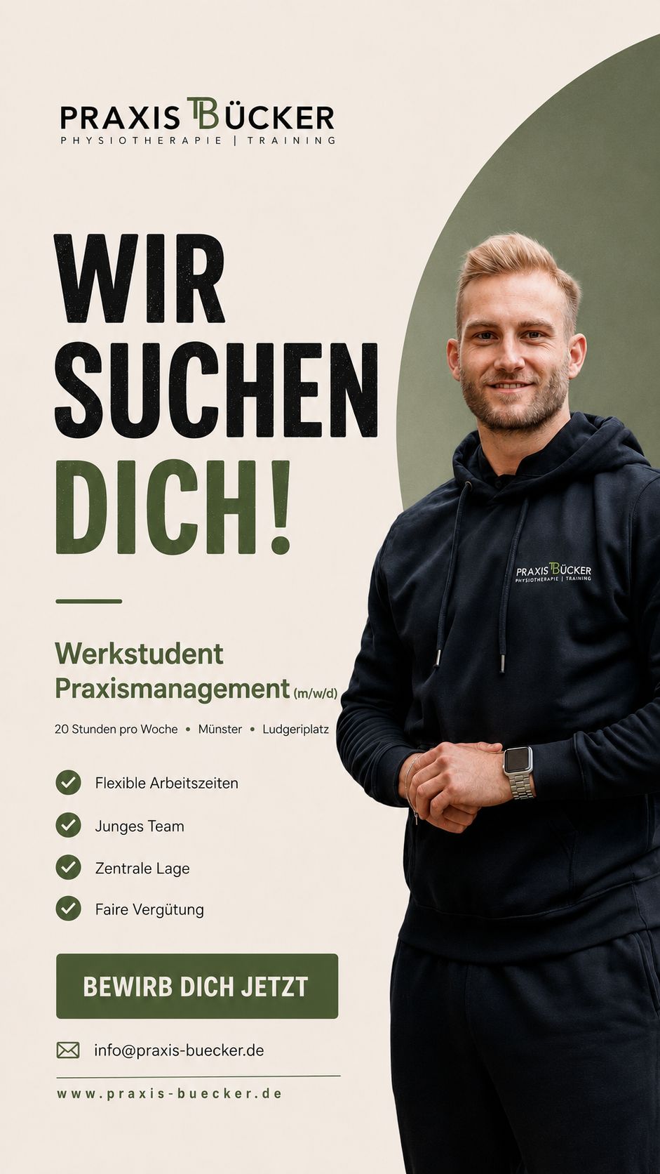 Verstärkung für unser Praxisteam gesucht: Werkstudent (m/w/d) im Praxismanagement